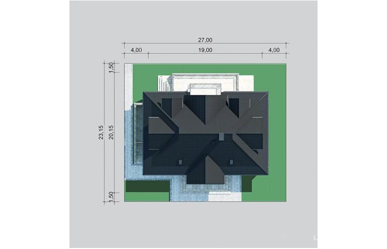 Projekt domu jednorodzinnego LK&681 - Usytuowanie