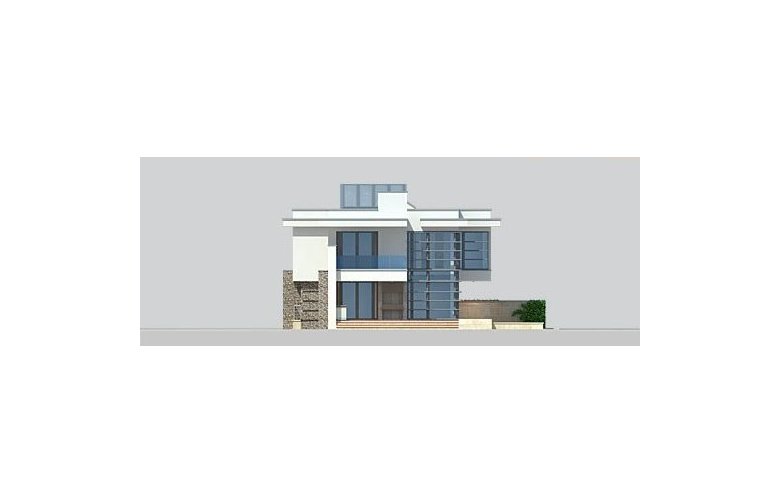 Projekt domu z poddaszem LK&683 - elewacja 1
