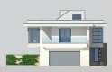 Projekt domu z poddaszem LK&683 - elewacja 3