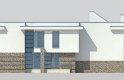 Projekt domu z poddaszem LK&683 - elewacja 4