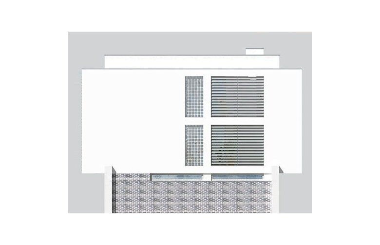 Projekt domu z poddaszem LK&687 - elewacja 2
