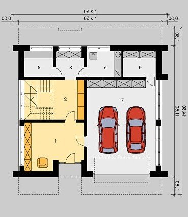 PARTER LK&687 - wersja lustrzana