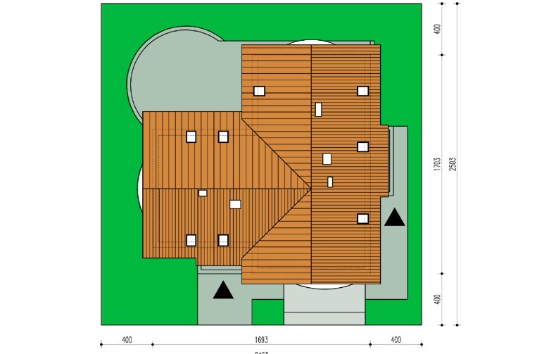 Projekt domu wielorodzinnego Klaudia 2-rodzinny - Usytuowanie