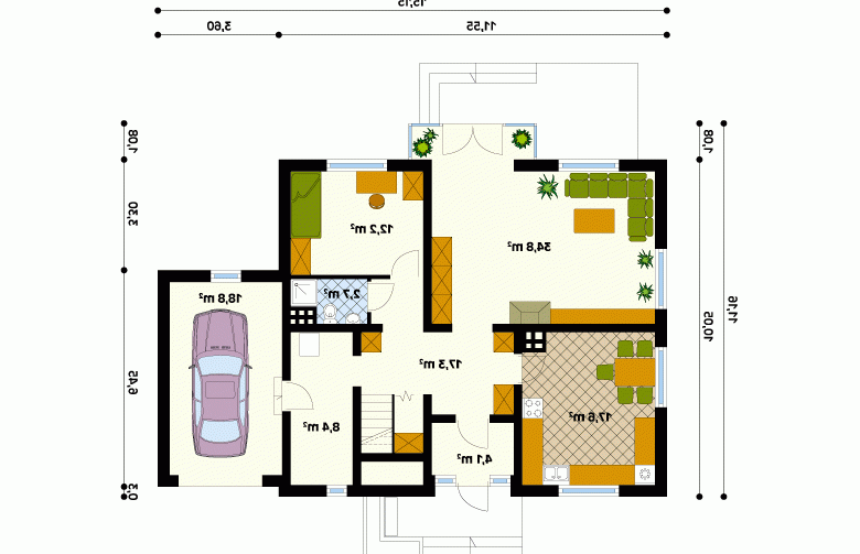 Projekt domu wielorodzinnego Hiacynt - 