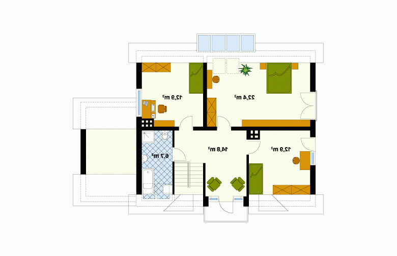 Projekt domu wielorodzinnego Hiacynt - 