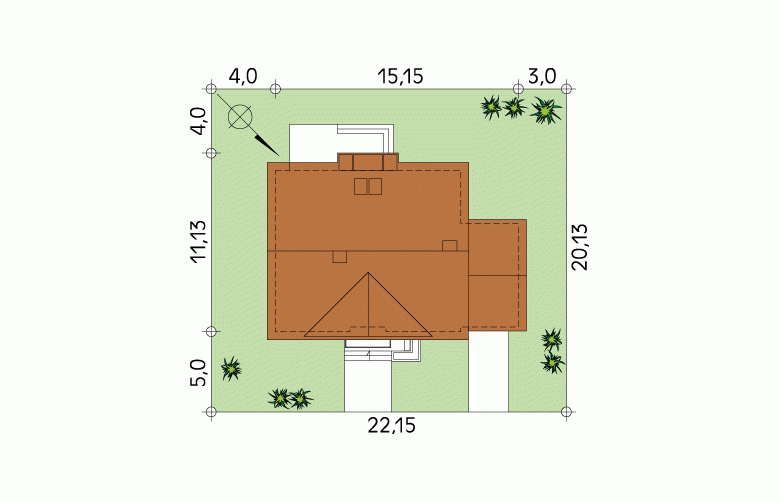 Projekt domu wielorodzinnego Hiacynt - Usytuowanie