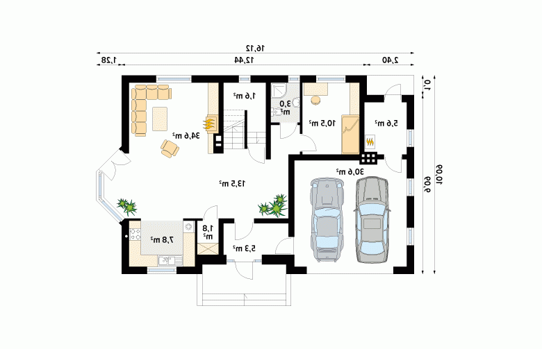 Projekt domu wielorodzinnego Huragan 2 - 