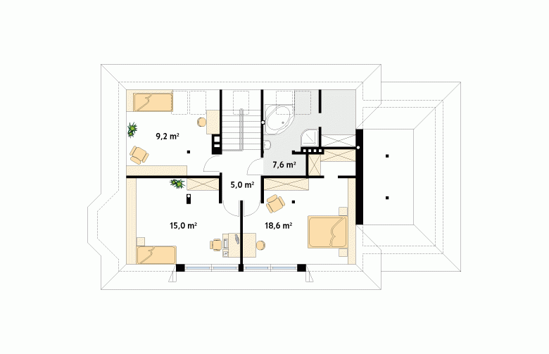 Projekt domu wielorodzinnego Huragan 3 - 