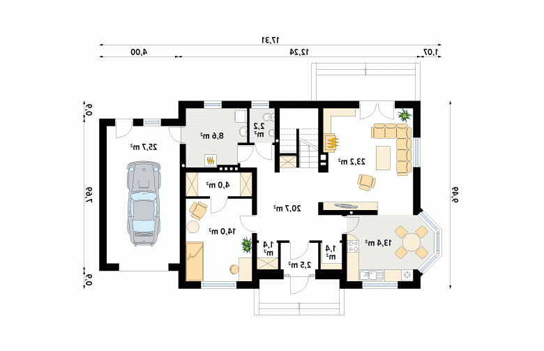 Projekt domu wielorodzinnego Huragan 3 - 