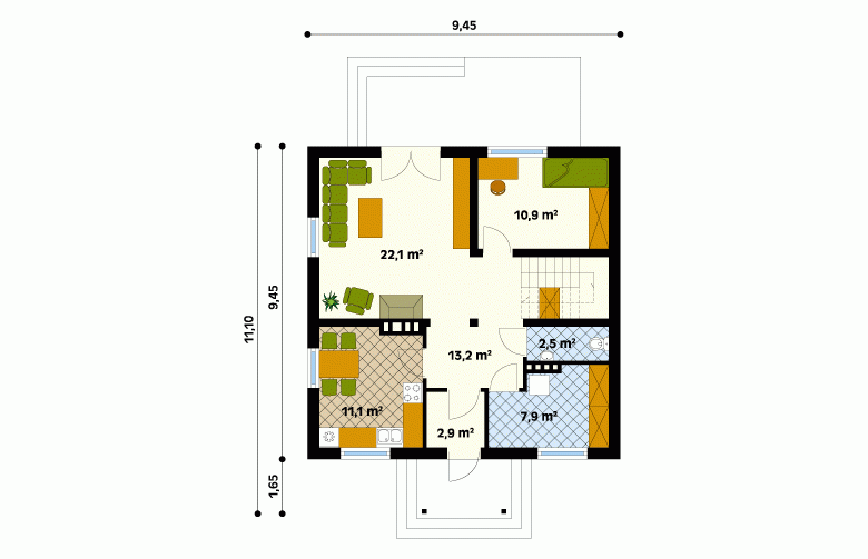 Projekt domu wielorodzinnego Kalina - 