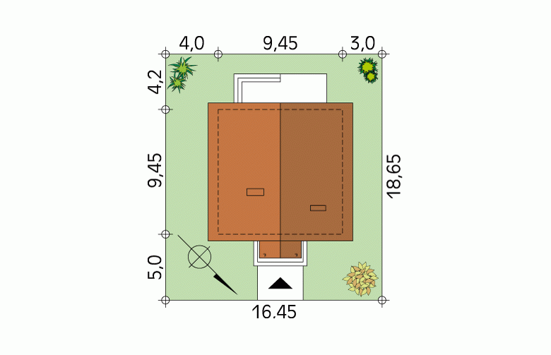 Projekt domu wielorodzinnego Kalina - Usytuowanie