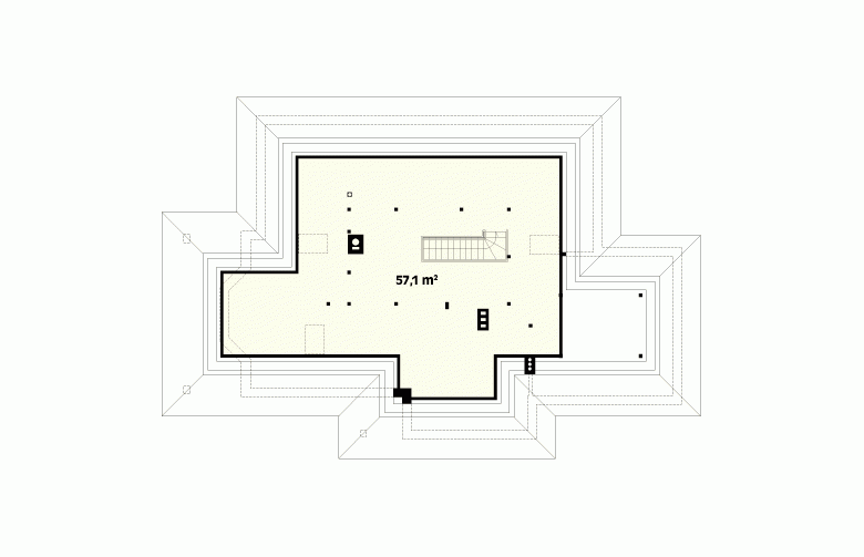 Projekt domu dwurodzinnego Kometa - 