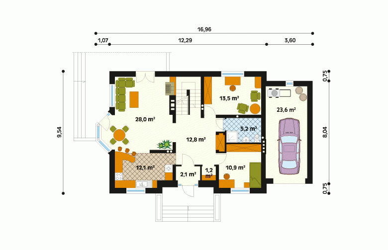 Projekt domu wielorodzinnego Koral 2 - 