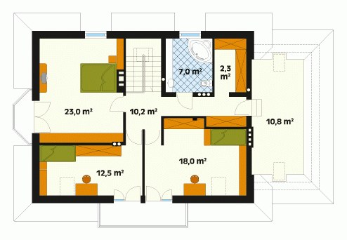 Rzut projektu Koral 2