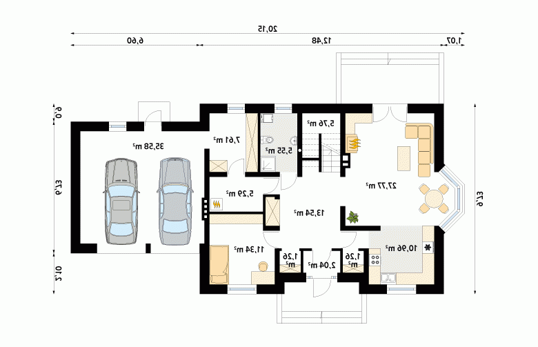 Projekt domu wielorodzinnego Koral - 