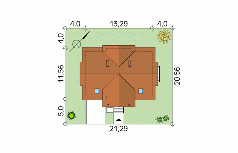 Projekt domu wielorodzinnego Kora - Usytuowanie