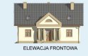 Projekt domu jednorodzinnego SALAMANCA - elewacja 1
