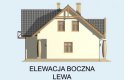 Projekt domu jednorodzinnego SALAMANCA - elewacja 2