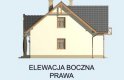 Projekt domu jednorodzinnego SALAMANCA - elewacja 4