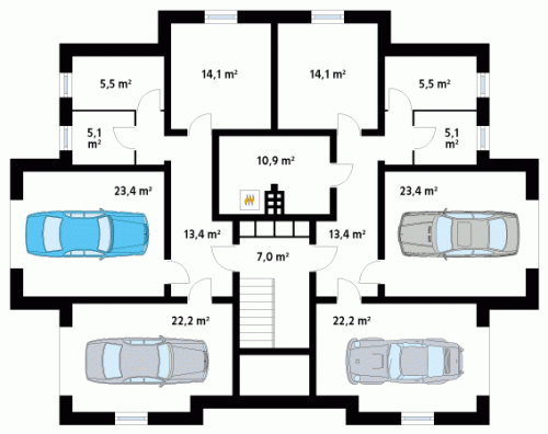 Rzut projektu Lazur