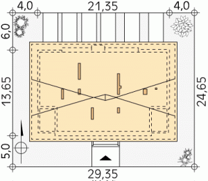 Usytuowanie budynku Lazur 2