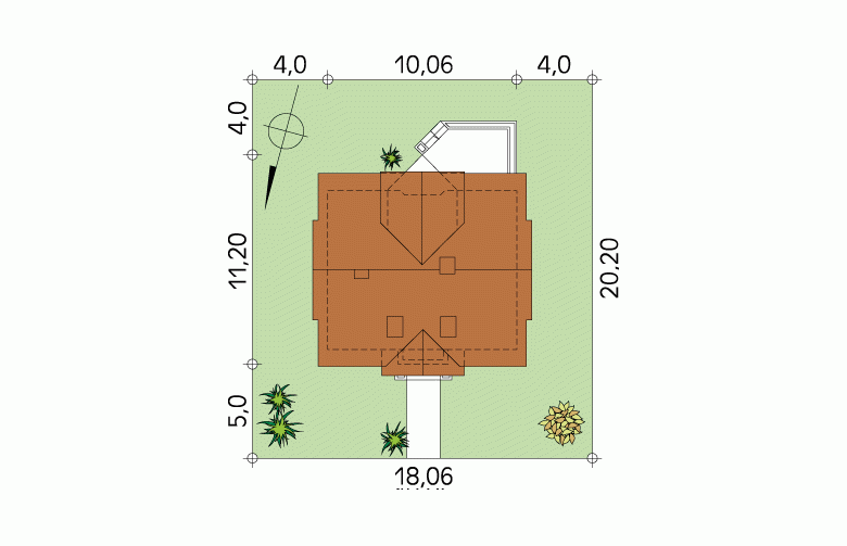 Projekt domu wielorodzinnego Maciejka - Usytuowanie