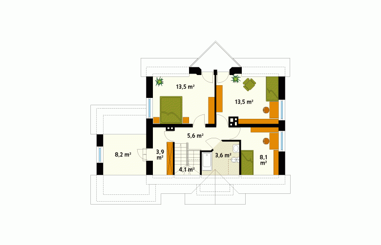 Projekt domu wielorodzinnego Maciejka 2 - 