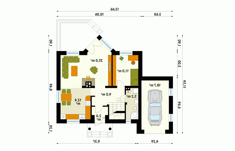 Projekt domu wielorodzinnego Maciejka 2 - 