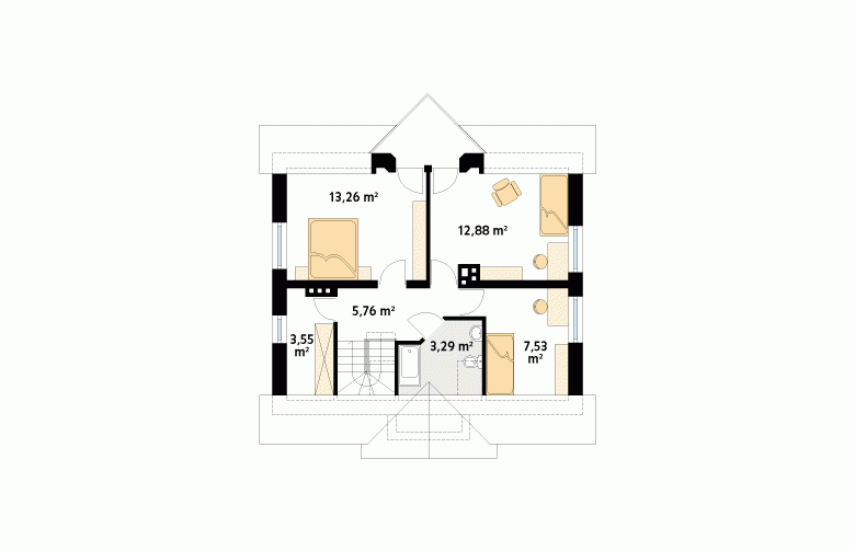 Projekt domu wielorodzinnego Maciejka 4 - 