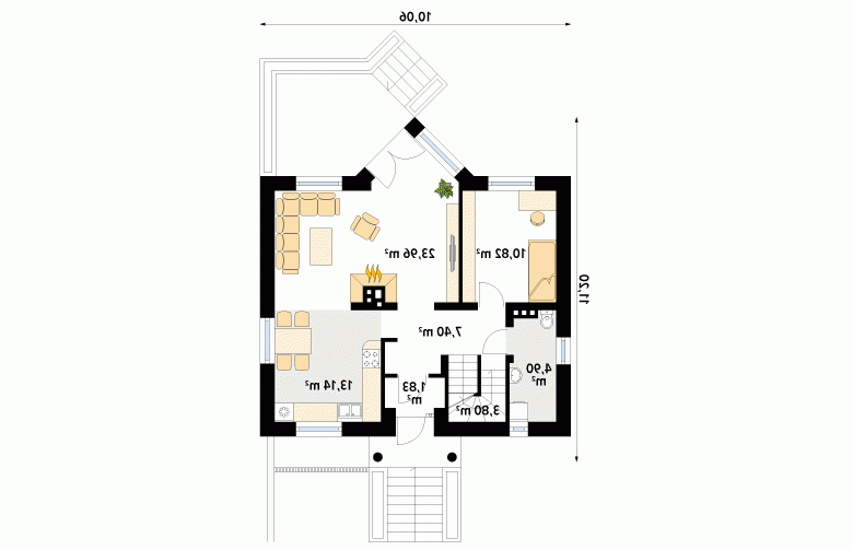 Projekt domu wielorodzinnego Maciejka 4 - 