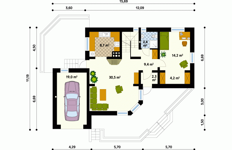 Projekt domu wielorodzinnego Maczek - 