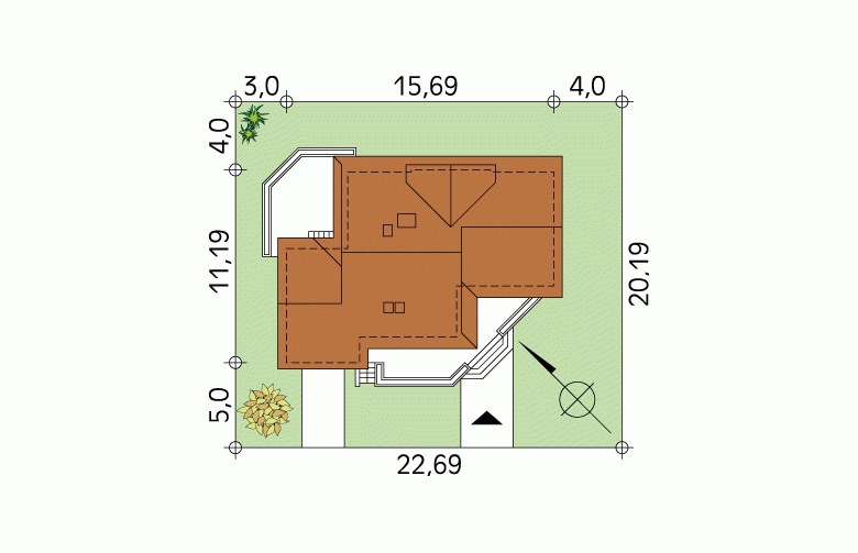 Projekt domu wielorodzinnego Maczek - Usytuowanie