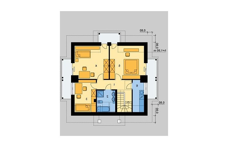 Projekt domu jednorodzinnego LK&679 - poddasze