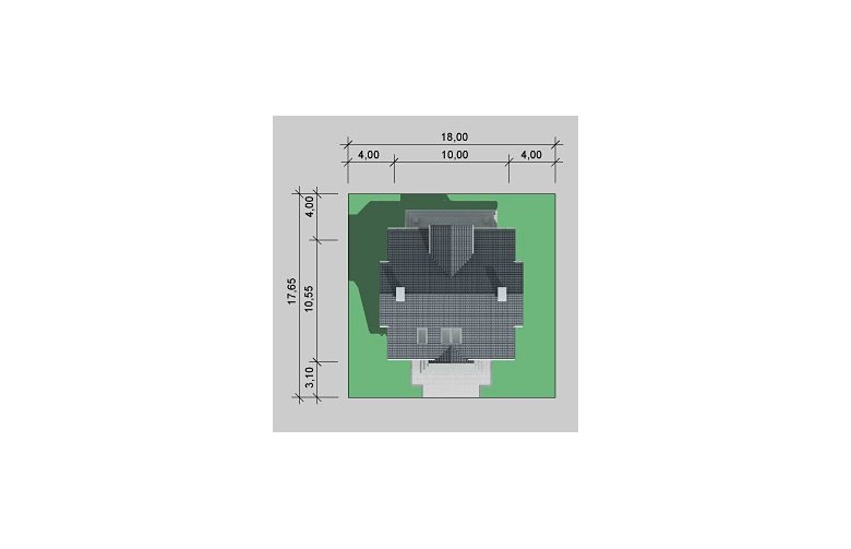 Projekt domu jednorodzinnego LK&679 - Usytuowanie