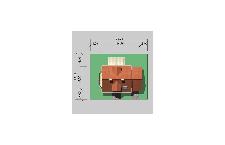 Projekt domu wielorodzinnego LK&696 - Usytuowanie