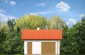 Projekt domu energooszczędnego Garaż BG02 (429) - elewacja 1