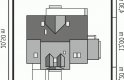 Projekt domu wolnostojącego Elena G1 - usytuowanie - wersja lustrzana