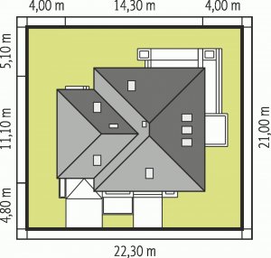 Usytuowanie budynku Jarek II G1