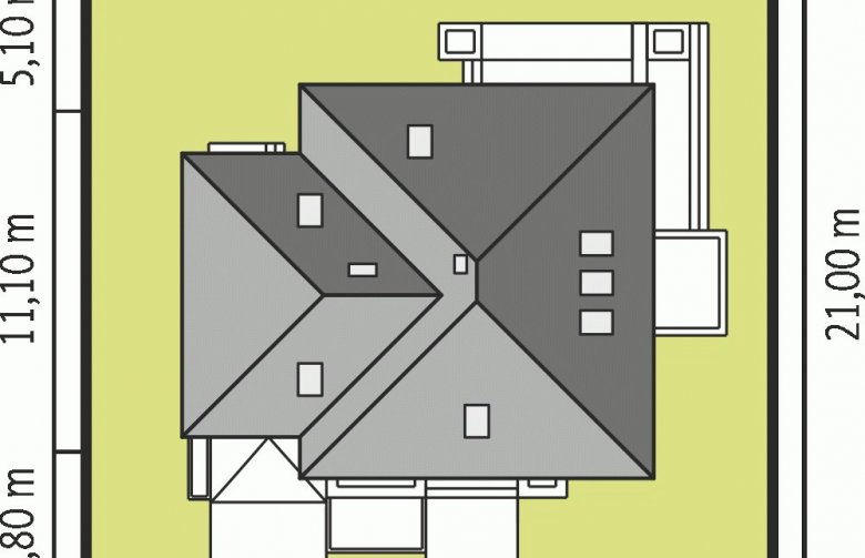 Projekt domu jednorodzinnego Jarek II G1 - Usytuowanie