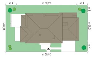 Usytuowanie budynku Verona (225) w wersji lustrzanej