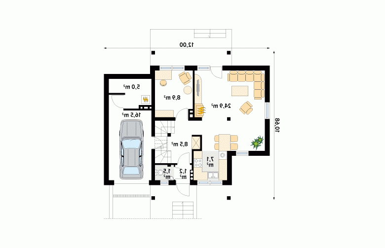 Projekt domu wielorodzinnego Mini - 