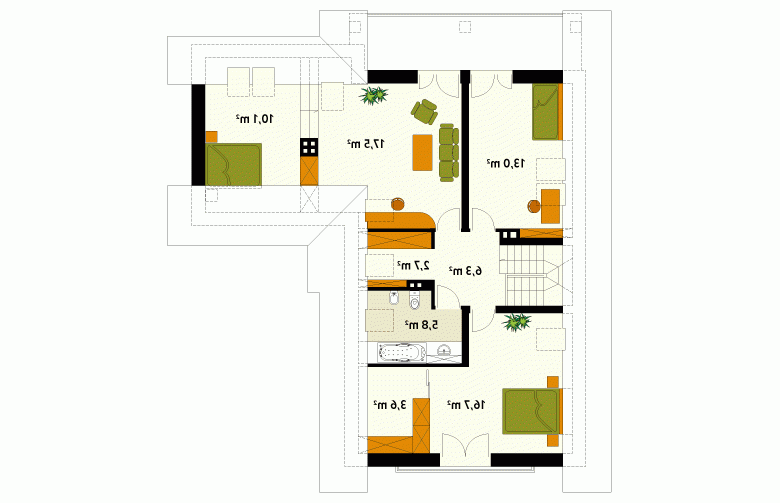 Projekt domu wielorodzinnego Neptun 3 - 