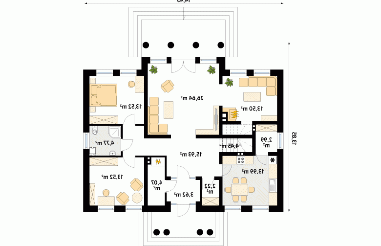 Projekt domu piętrowego Opus 2 - 