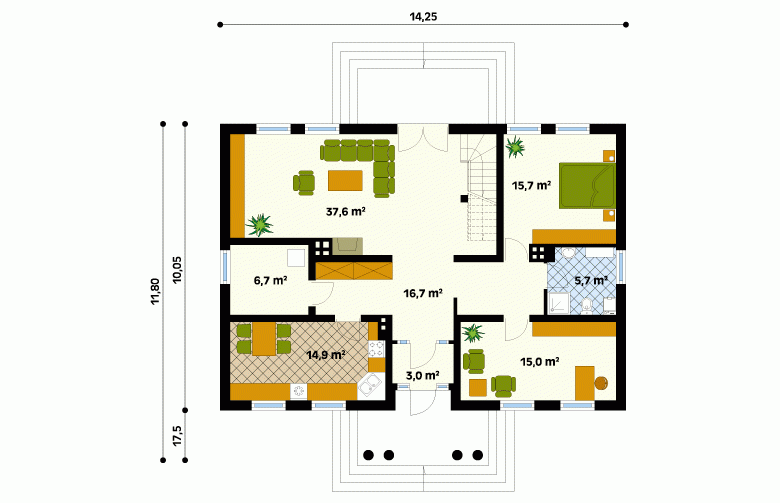 Projekt domu wielorodzinnego Opus - 