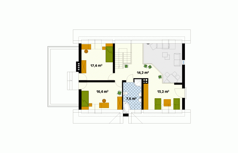 Projekt domu wielorodzinnego Opal - 