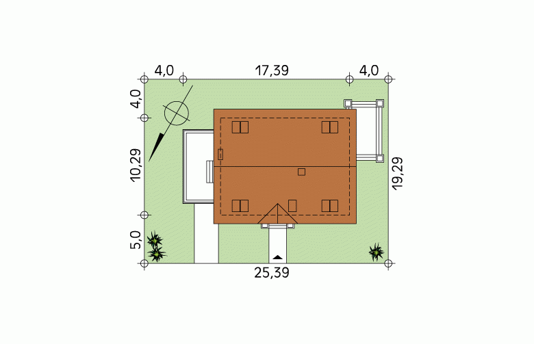 Projekt domu wielorodzinnego Opal - Usytuowanie