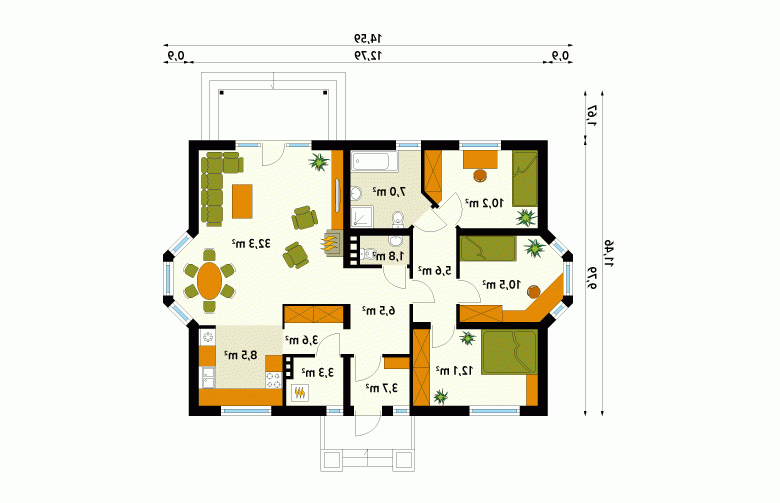 Projekt domu dwurodzinnego Poemat - 