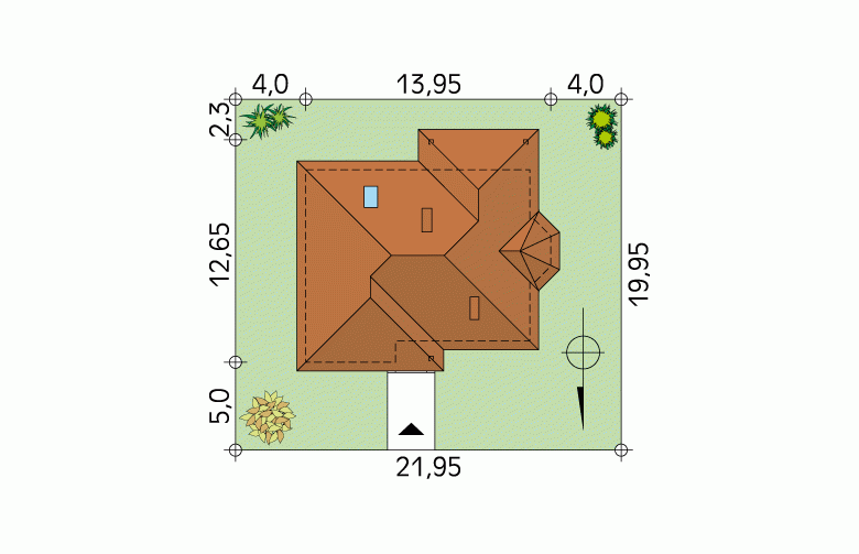 Projekt domu wielorodzinnego Poemat 4 - Usytuowanie