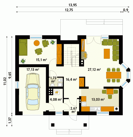 Rzut projektu Poemat 3