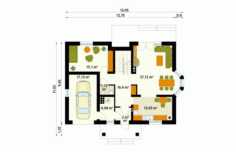 Projekt domu wielorodzinnego Poemat 3 - 